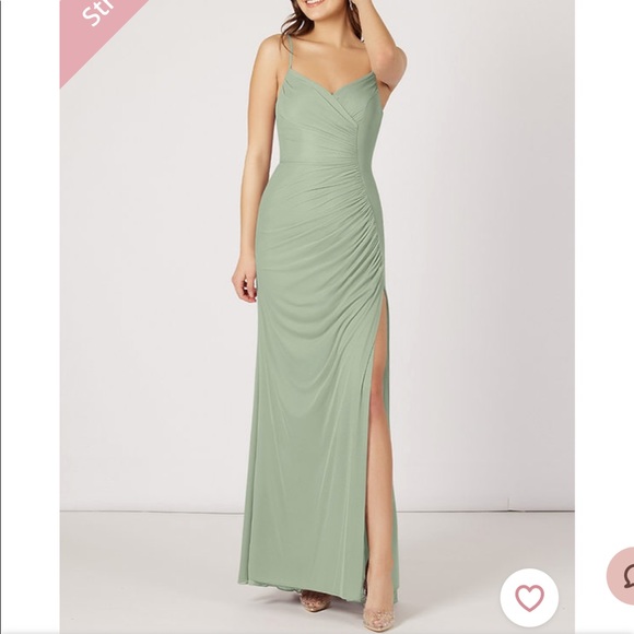 Azazie Dresses Azazie Sage Green Bridesmaid Dress Poshmark